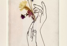 hände mit blumen
